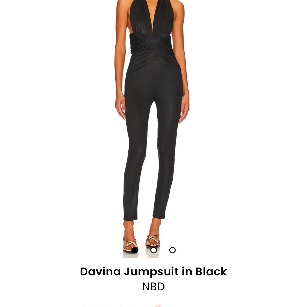 NBD Davina Jumpsuit in Black